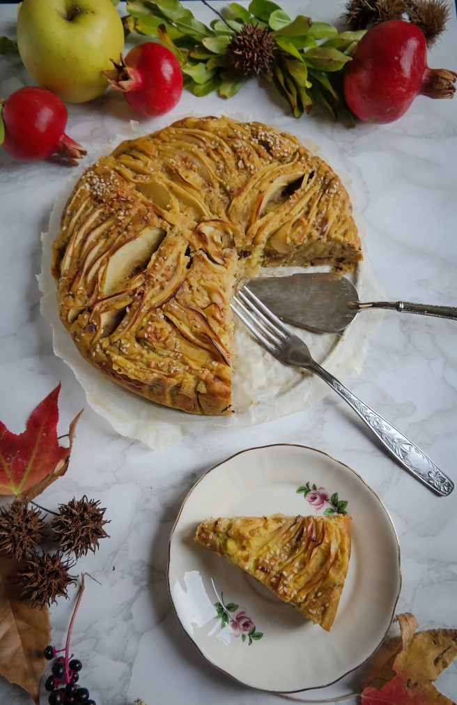 torta di mele vegana soffice