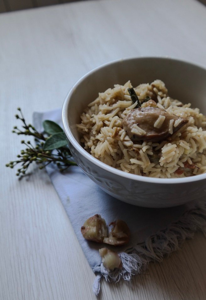 riso basmati castagne