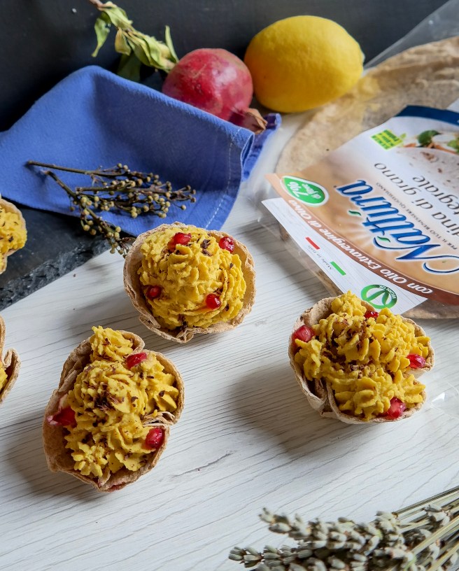 hummus allo zafferano