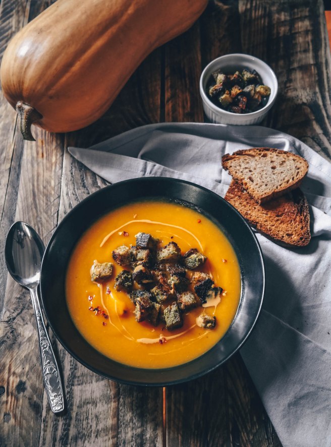 vegan butternut squash soup