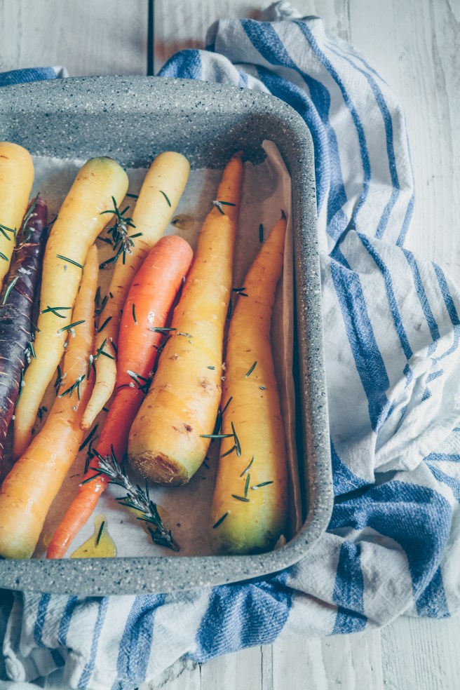 roasted rainbow carrots