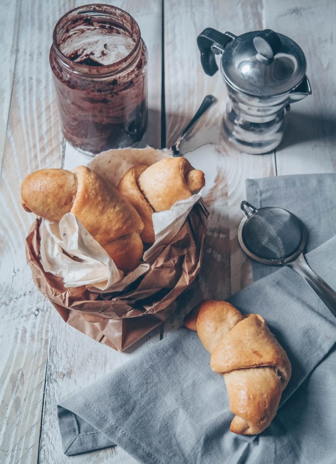vegan and sugar free croissant