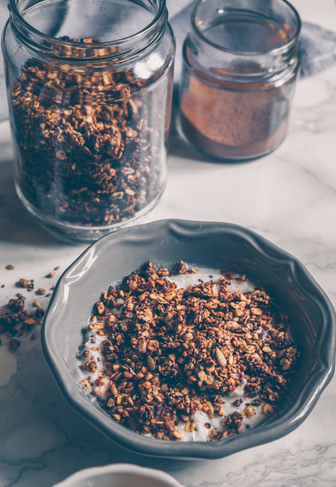 cinnamon sugar free granola