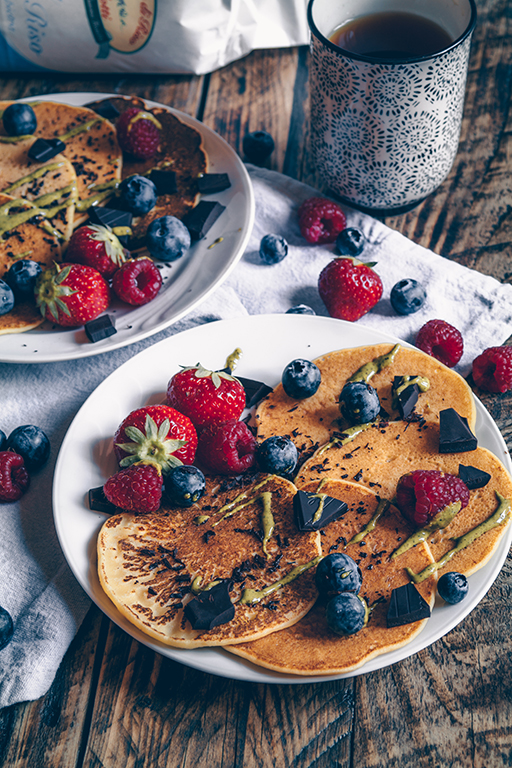 pancake senza glutine vegan