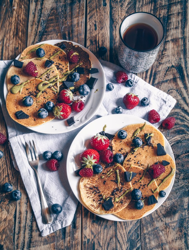 pancake vegani e senza glutine