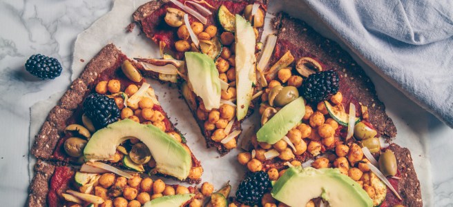 vegan red flour pizza