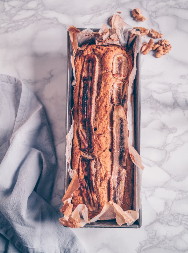 banana bread vegan e senza zucchero con zucca