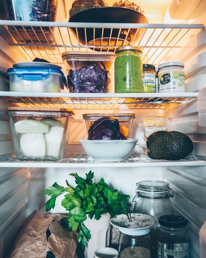 frigo organizzato